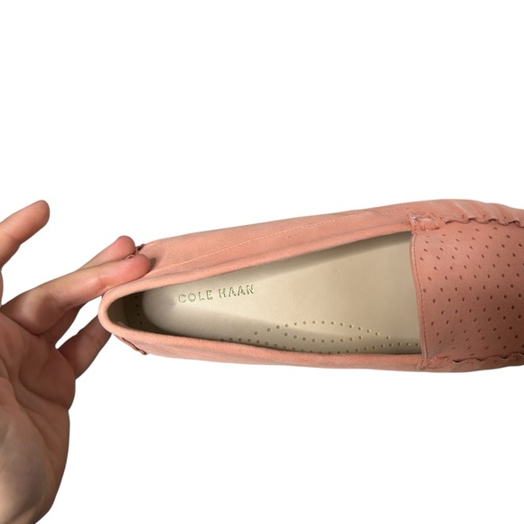 Cole Haan Evelyn Driver Suede Slip On Loafers In Rosette Pink Women’s Size 10 - Picture 8 of 9